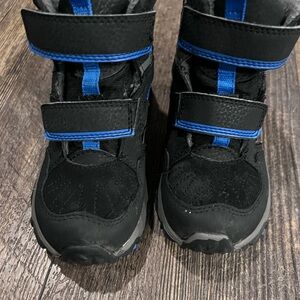 Kids Black and Blue Adventure Boots
